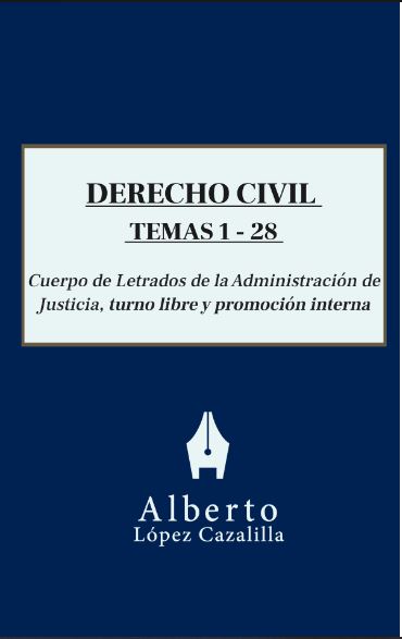 El Libro I del Manual de Derecho Civil para letrados de la Administración de Justicia.